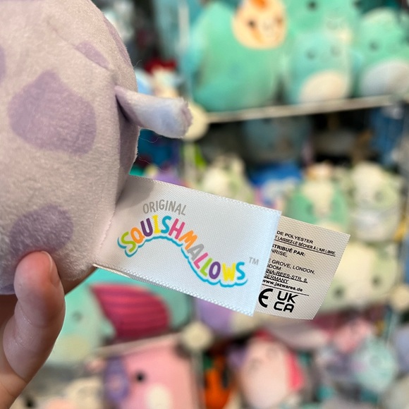 Squishmallows Pammy the Purple Easter Pig 4" Mystery Capsule Stuffed Plush - Picture 3 of 3